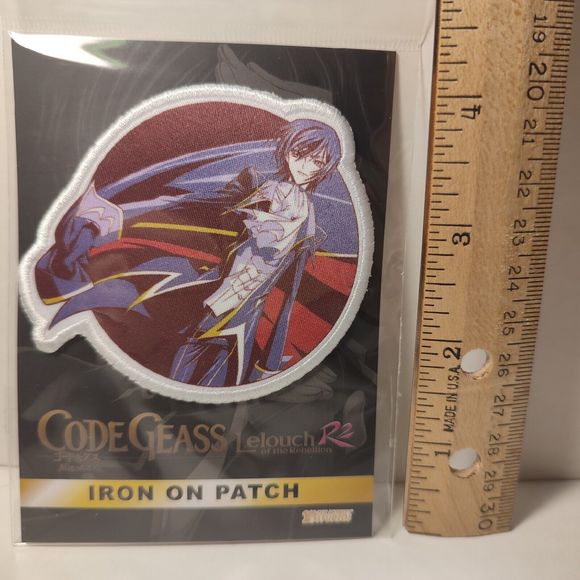 Code Geass LeLouch Cape Iron On Patch Holy Britannian Empire Official Product - Picture 2 of 2
